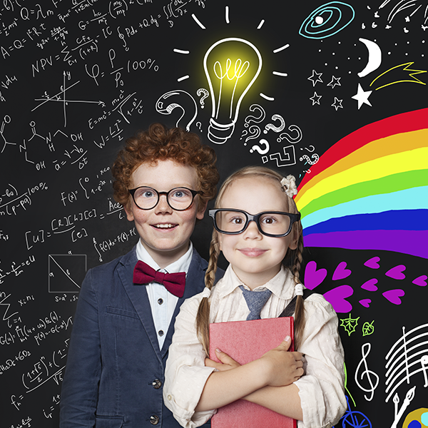 Decorative Image of two students