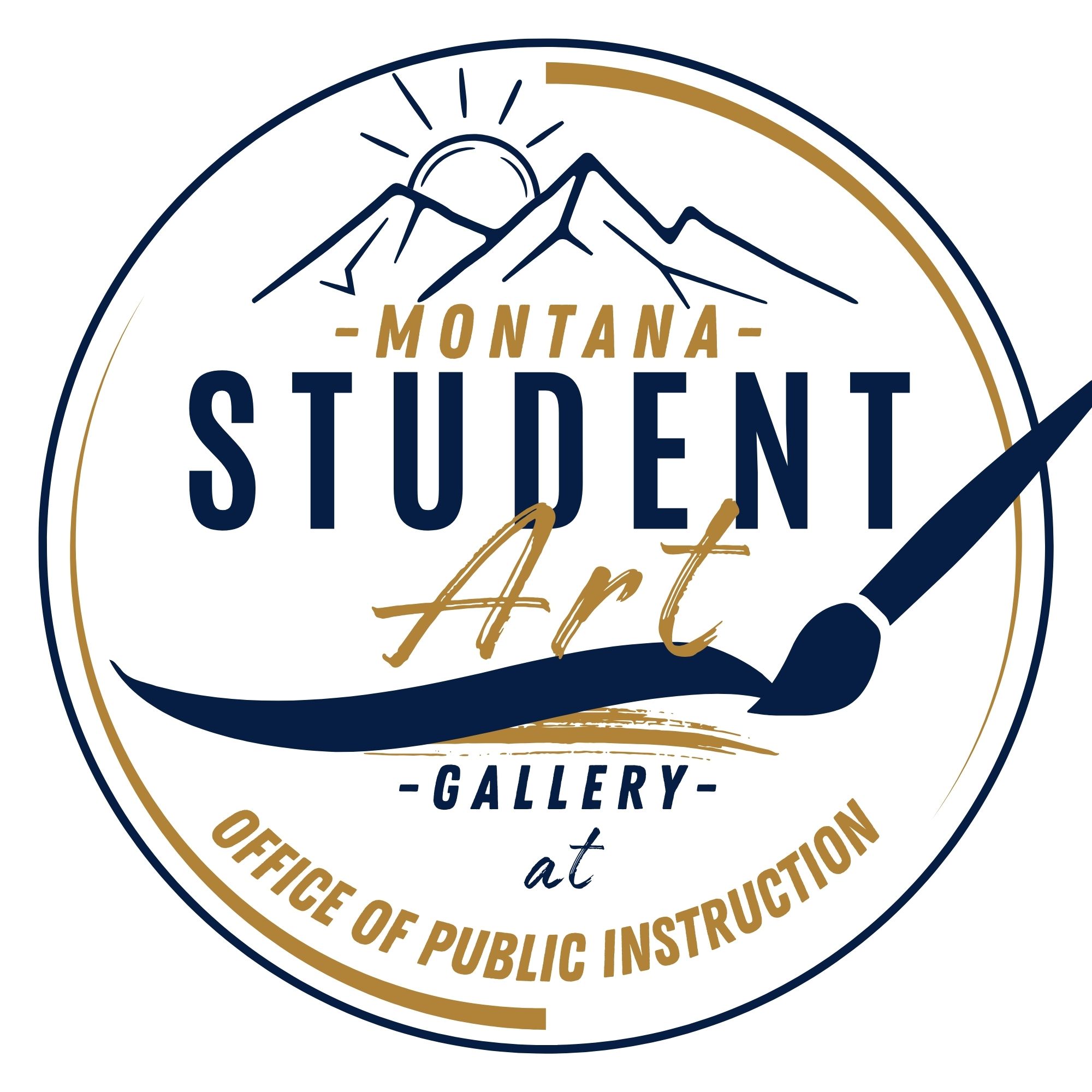 Montana student art gallery logo