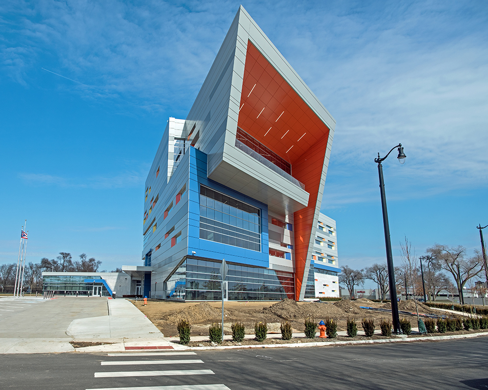 Modern designed building