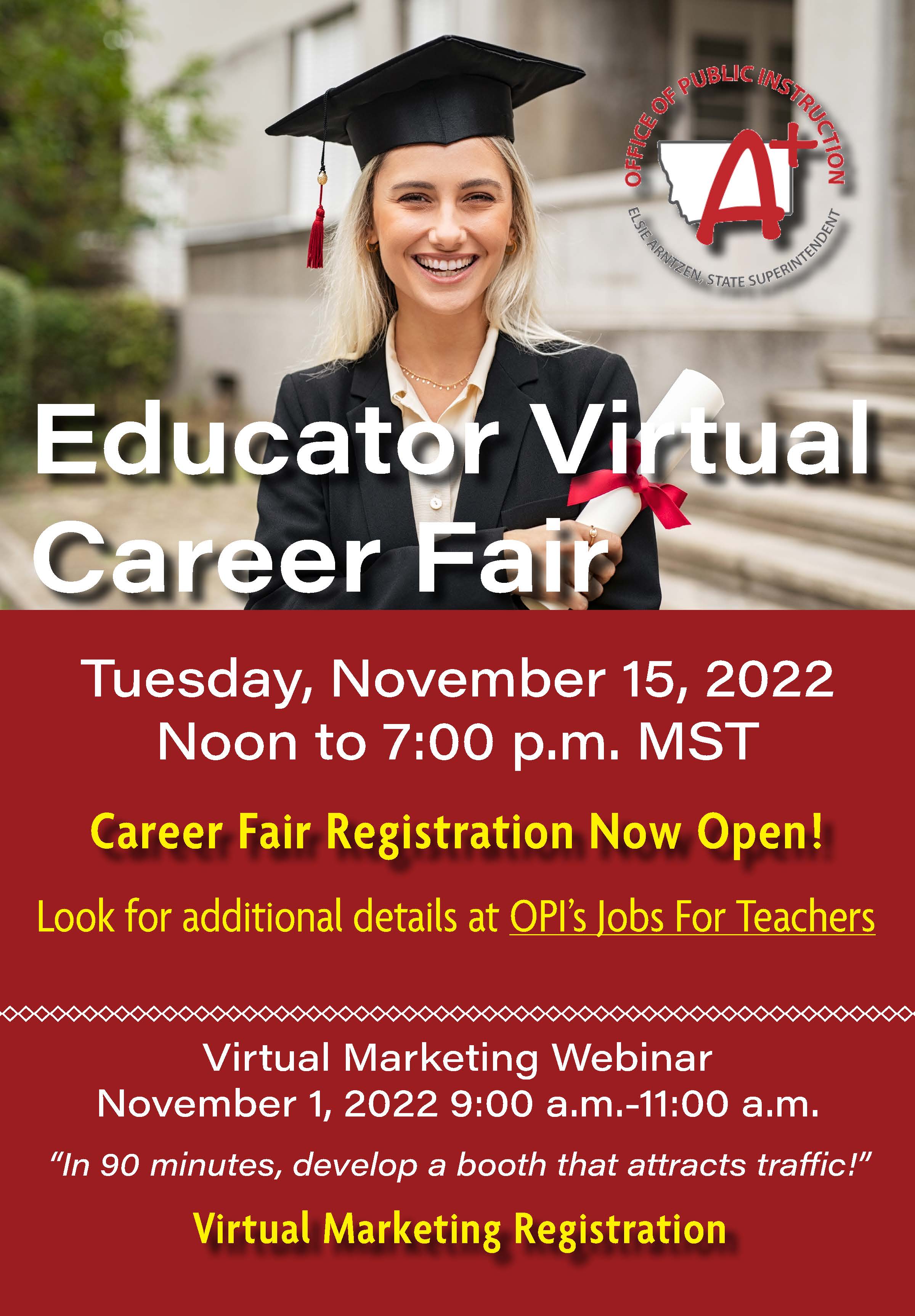 Educator Virtual Career Fair Flyer