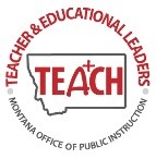 Teacher and education leaders teach logo